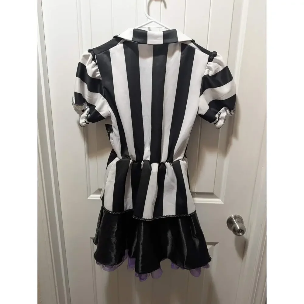 Spirit Halloween Beetlejuice Dress Women’s Costume Cosplay Size S (4-6) - Picture 5 of 10